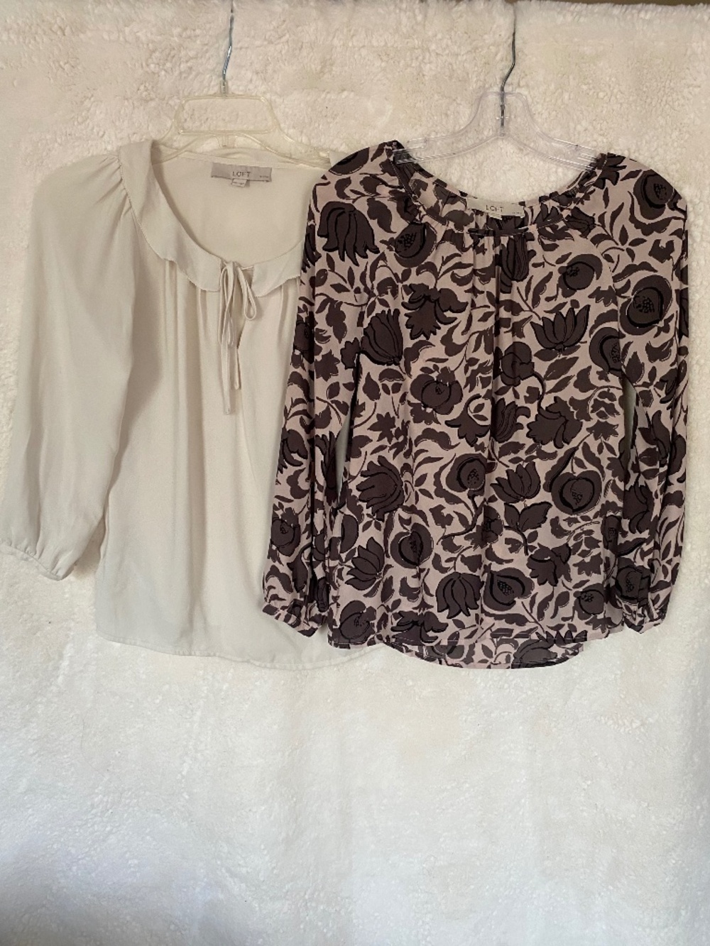 LOFT Petite Lightweight Blouses, Set of Two - size XXSP